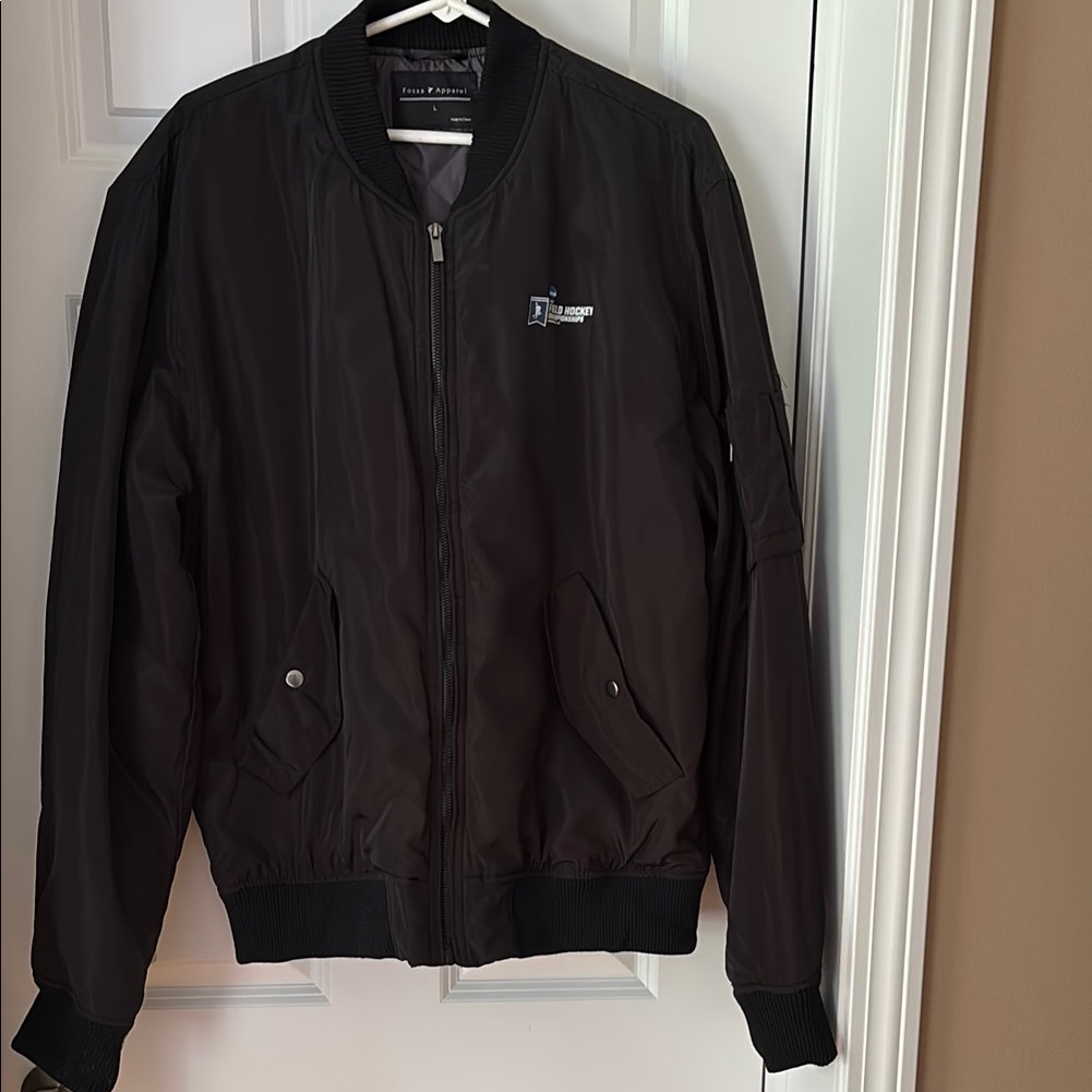 Ncaa Field Hockey Championship Black Bomber Jacket Ncaa Field Hockey Championship Black Bomber Jacket